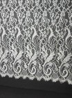 Vintage Solstiss French Lace 4  Yards Off White Silver Couture Bridal