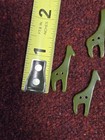 6 Rare Nice Old Vintage Green Bakelite Giraffe Button Lot 2 Hole Htf
