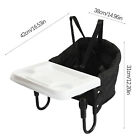 1pc Portable Travel Booster Seat With Tray Folding Baby Seat Booster High Chair