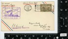 Ffc First Flight Cover Edmonton To Regina  Canada Canadian 1928 Pilot Postmaster