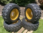 12-16 5 Sks-1 Skid Steer Tires And Rims For John Deere mustang   More