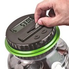 Coin Piggy Bank Saving Jar  Digital Coin Counter With Lcd Display Large Capac   