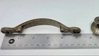 Vintage Long Leaf Drawer Pull Antique Brass Cabinet Hardware 3 In Ctc