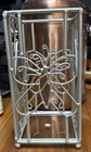 Vintage Square Metal Pillar Candle Holder