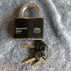 Abus 37 55 Granit Padlock 2    Extended Shackle Hardened Steel Plus 2 Keys Germany