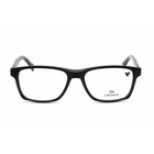 Lacoste Unisex Eyeglasses Clear Lens Matte Black Rectangular Frame L2862 001