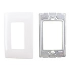 Pass   Seymour Sw26-w Screwless Wall Plate  Single-gang  Decorator  White