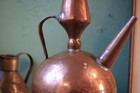 Antique Middle Eastern Copper Ewer - Long Spout Water Pitcher - 30 Cm Tall