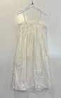 Victorias Secret Vintage White Cotton Nightgown Ribbon Ruffle Womens Ps  1053 