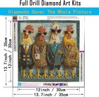Funny Sunglasses Rooster Squad Diamond Art Kit For Adults diy Diamond Painting  