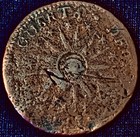1786 Vermont Landscape Copper Fair Condition Full Date Partial Letters   Devices