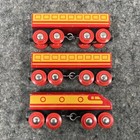 Brio Wooden Railway Trains Of The World Red Diesel Engine Old Wheels   Train Set