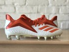 Adidas Sm Freak Carbon Nfl Football Cleats Orange White Men   s Size 13 B44974 New