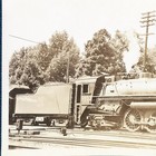 Grand Trunk Western Railroad Train Engine Locomotive No  5633 Antique Photo 