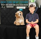 Pet Dog Rear Seat Cover Truck Suv Car Back Seat Protector Hammock Mat Waterproof