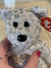 Vtg Ty Beanie Babies  the Beginning  The Bear 2000 Bean Bag Plush Nwt