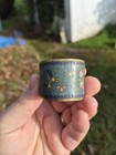 Rare 19thc Small Antique Japanese Oriental Cloisonne Napkin Ring Af Butterflies