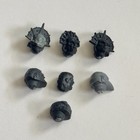 Warhammer 40k Heads Bits Mixed Lot As Photoed Painted And Unpainted