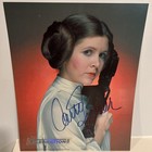 Carrie Fisher Signed 8x10 Photo Star Wars Celebration Ii Autograph Princess Leia