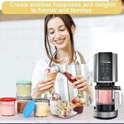 4 Pack For Ninja Creami Deluxe Pints And Lids 24oz Family Size Dishwasher Safe