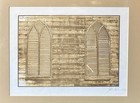 Vintage Limited Edition St  Augustine Church Wisconsin Signed Lithograph