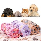 4 Pack Puppy Blanket For Pet Cushion Small Dog Cat Animals Bed Soft Warm Mat