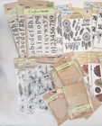 Crafters Square Lot Of 40 Packs Clear Stamps Various Spring Summer Unused Crafts