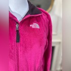 The North Face Osito Fleece Jacket Pink Womens M Full Zip Soft Cozy Winter Layer
