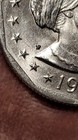 1979 D United States Susan B  Anthony One Dollar Coin  Error Mint Filled 