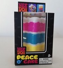 Needoh Peace O  Cake Squishy Toy 2026 Nee Doh Rainbow Cake Stress Ball Fast Ship