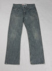 Levis 514 Jeans Boys 29x29 Grey Slim Straight Denim Youth Size 18 Regular