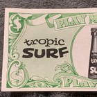 Vintage Tropic Surf Play Money Paper Contest Advertisement By Pepsi Cola     