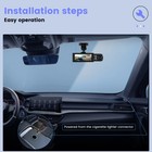 1080p Car Dash Camera Video Dvr Recorder Front inside Night Vision Dual Cam 64g