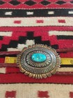 Vintage Tommy  thomas  Singer Extra-large Sterling Concho Bolo Tie 167 Grams  