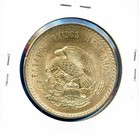 1948 Mexico 5 Peso Cuauht  moc Silver Coin  81 Bu Ms Uncirculated