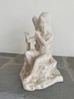 10  White Marble Powder Lord Krishna Hari Idol Hindu God Bhagwan Statue Figurine