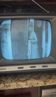 11 Inch 1978 Vintage Tv Black   White - Panasonic Solid State  works And Tested 