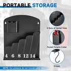 Cable Tie Holder  Wall Mount Storage Rack Organizer For Various Lengths Zip Tie