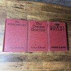 Lot Of 3 Antique Hardcover Red Books By Arthur B  Reeve