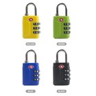 4 Pack Tsa Approved Travel Luggage Locks 4-digit  Open Alert Suitcase Combo