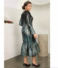 Size 14 Ashro Black Teal Formal Wedding Church Party Date Night Zanetta Dress