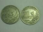France  100 Francs 1955   2 Coins  