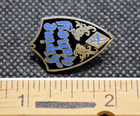 Alpine Valley Ski Resort Wisconsin Black And Blue Ski Lapel Pin