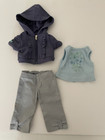 American Girl Doll Ruffled Hoodie Outfit  Complete Set With Shoes