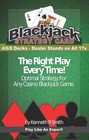 Blackjack Basic Strategy Chart  4 6 8 Decks  Dealer Stands On All 17s    