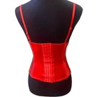 Womans Dc Comics Wonder Woman Superhero Deluxe Sequined Corset - Red - Medium