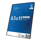 8 5x11 Black Front Loading Picture Frame Set Of 3 Wall Photo Frames Document