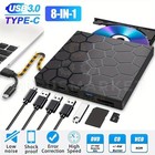 Usb 3 0 Slim External Cd Dvd Drive Disc Player Burner Writer For Laptop Pc Mac