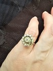 Vintage  14kt Solid White Gold Natural 1ct Diamond Ring 4 25 Grams