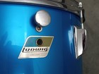 70 s Ludwig 14  Silk Blue Tom Drum  3-ply Excellent  For Your Drum Set